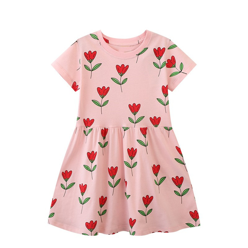 Baby Clothing Knitting Patterns - Jumping Meters 2-7T Princess Girls Dresses