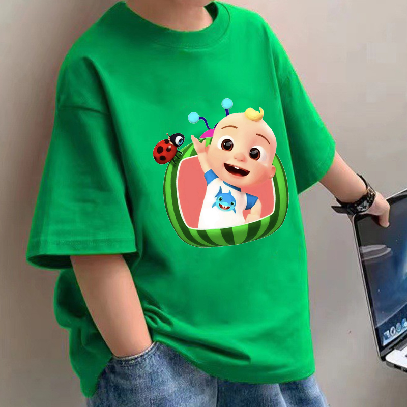 Baby Clothing Gifts - Cocomelons Baby T-Shirts Anime Cotton Short