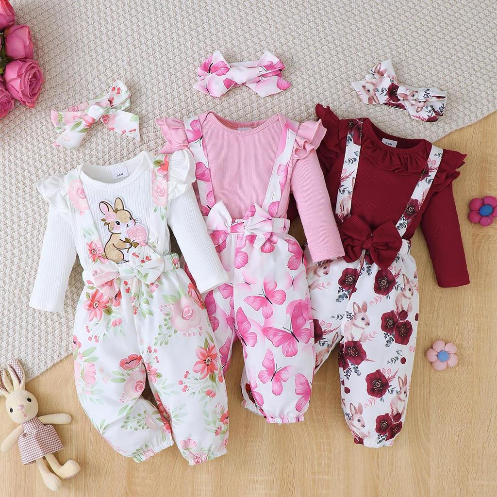 Baby Xmas Clothing - 3PCS Clothes Outfits for 1-24Months Newborn&Toddler