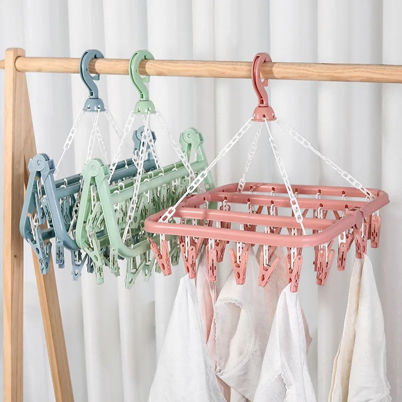 Clothes Drying Hanger with 32  - Baby Clothing Rack recension och pris