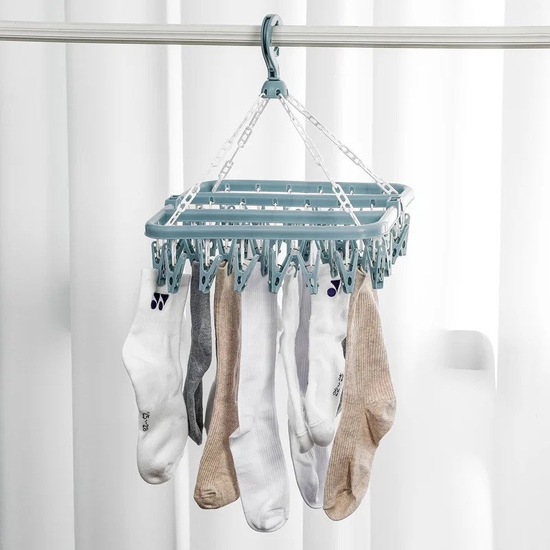 Clothes Drying Hanger with 32  - Baby Clothing Rack recension och pris