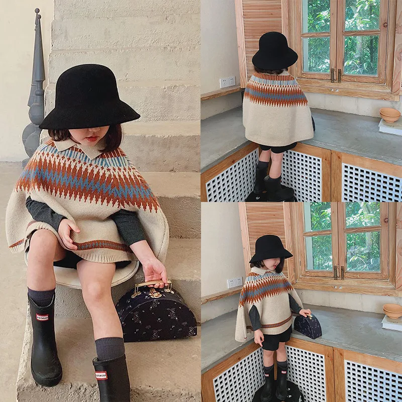 Girls' Cape New Korean Childre - Baby Clothing Knitting Patterns recension och pris