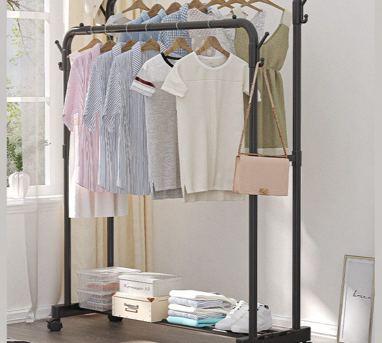 Floor-to-ceiling hanger clothi - Baby Clothing Rack recension och pris