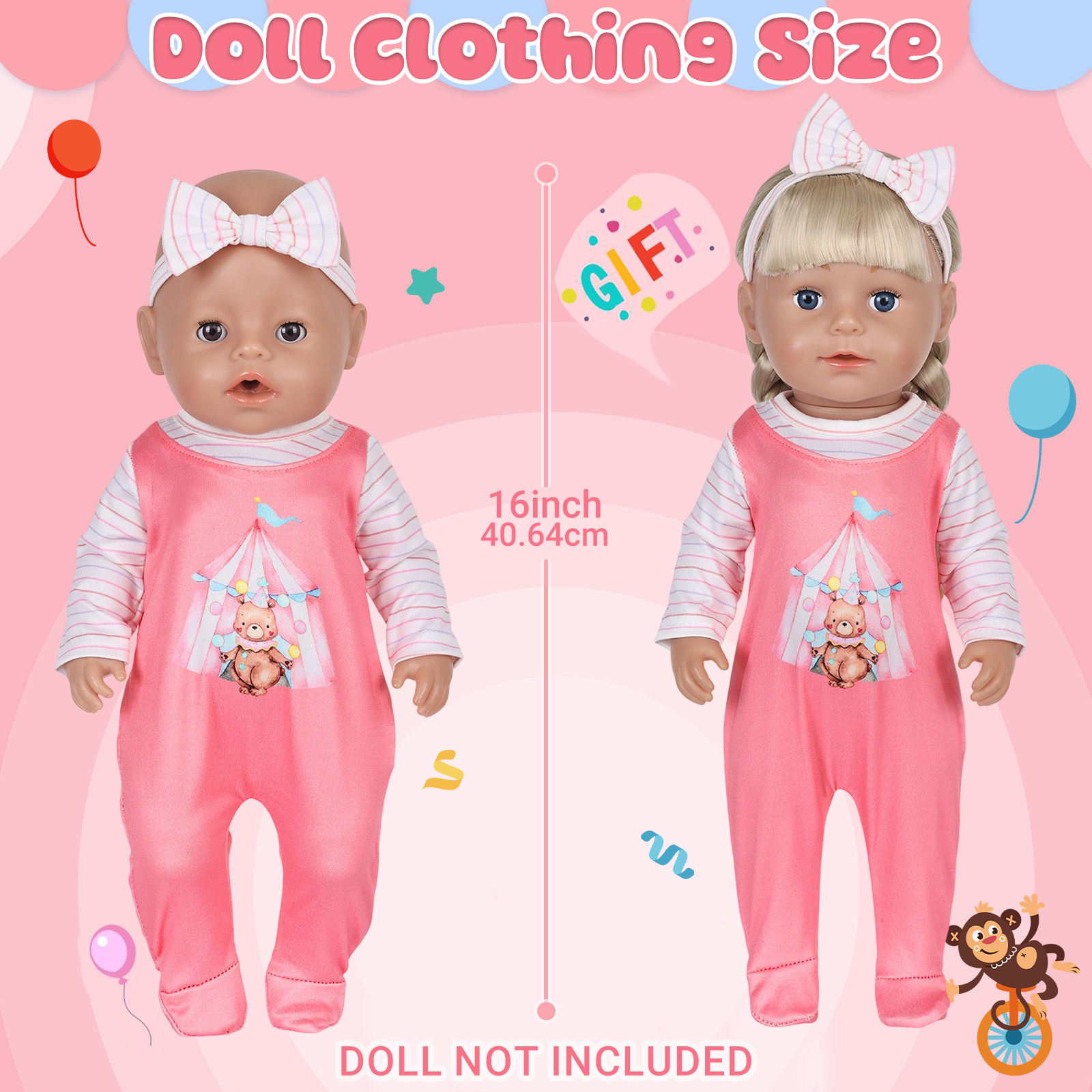 Doll Clothes for 16-18inch 40- - Baby Clothing Gifts recension och pris