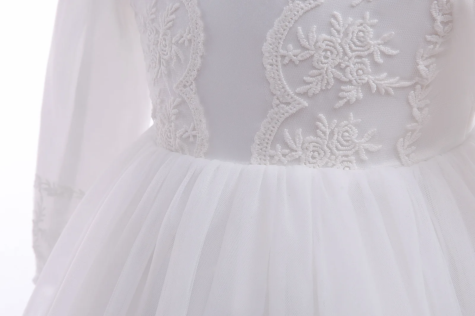 Baby Girl Dress White Embroide - Baby Clothing Yarn recension och pris