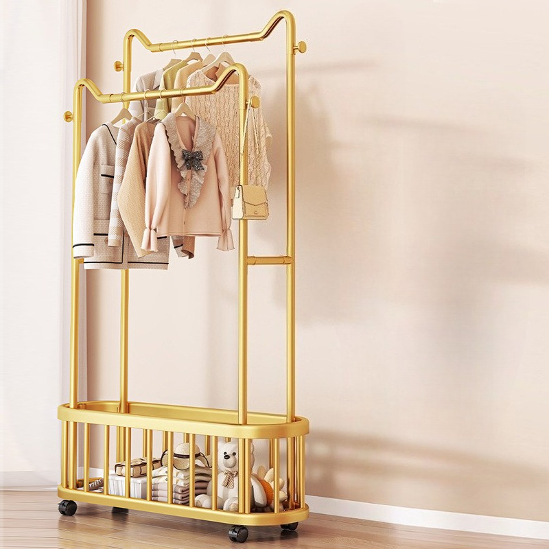 Household Clothes Hanger Floor - Baby Clothing Rack recension och pris