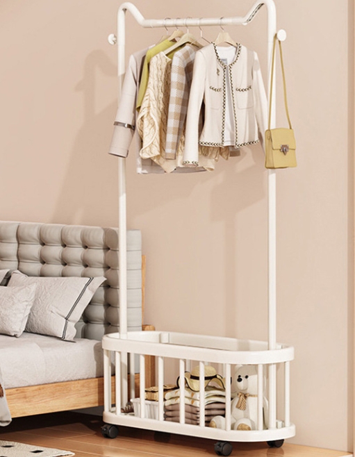 Household Clothes Hanger Floor - Baby Clothing Rack recension och pris