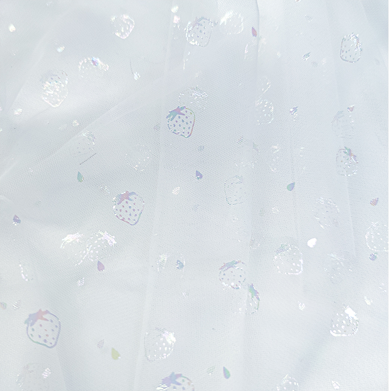 Mesh Fabric Strawberry Hot Sta - Baby Clothing Yarn recension och pris
