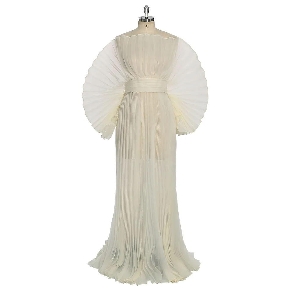 2026 New Off White Pleated Max - Baby Xmas Clothing recension och pris