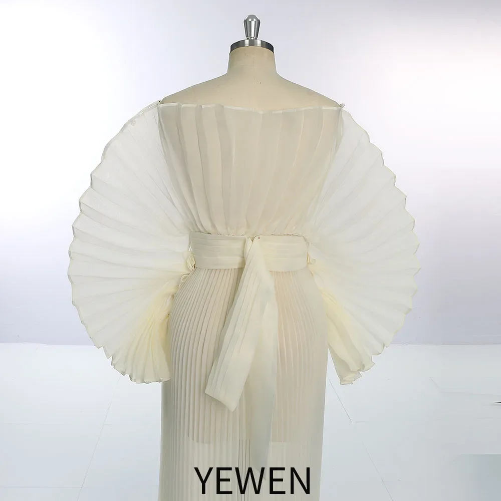 2026 New Off White Pleated Max - Baby Xmas Clothing recension och pris