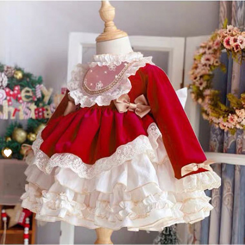 Girl Baby Party Dress New Span - Baby Xmas Clothing recension och pris