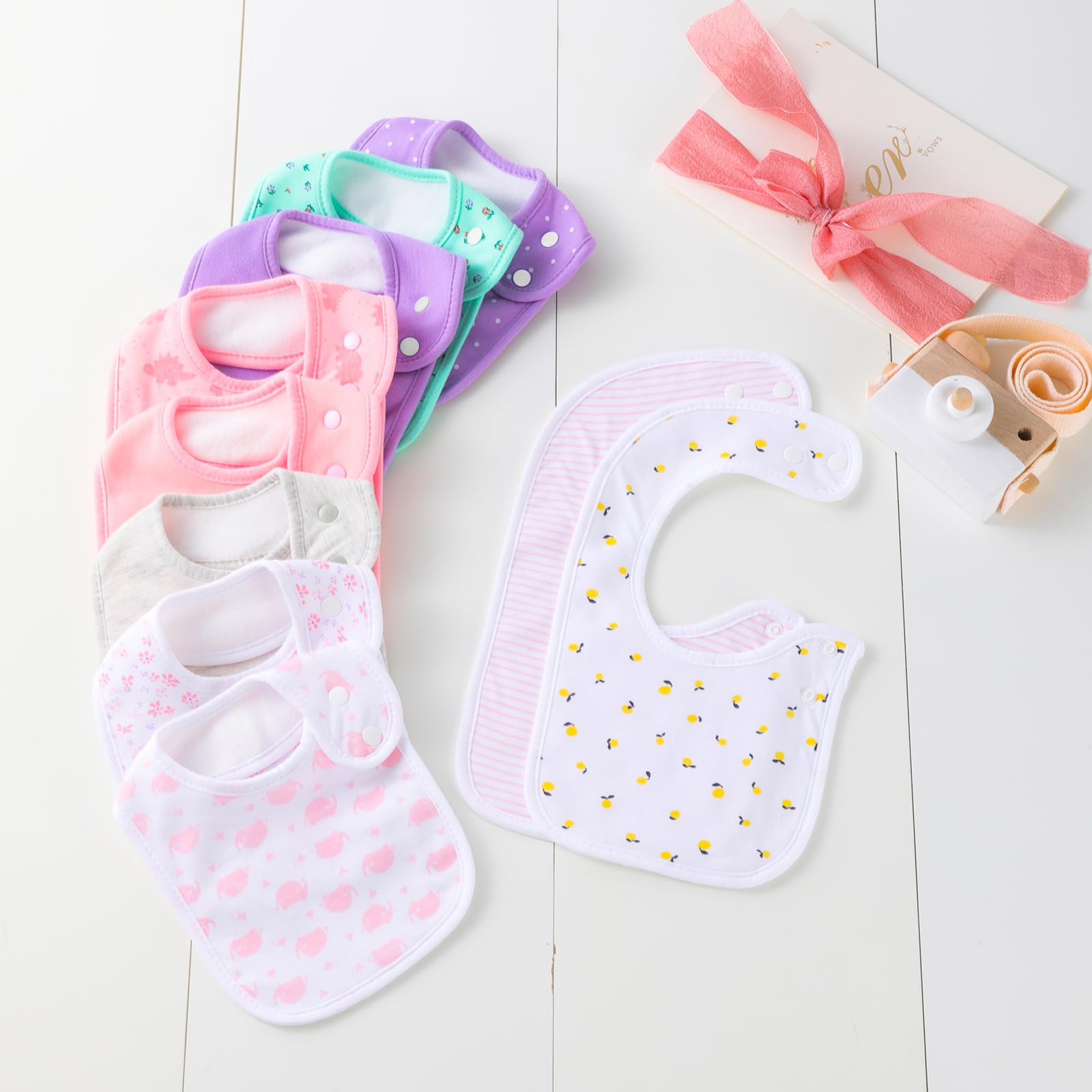 Benoxine10-Pack Baby Bandana B - Printed Bibs Pack recension och pris