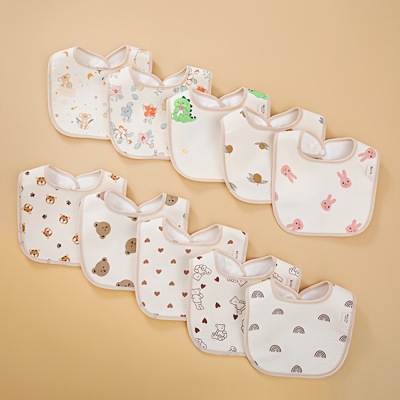 Soft Cotton Gauze Bibs for Inf - Baby Clothing Neutral recension och pris