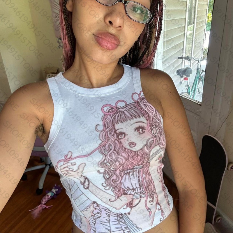 top mujer Tanks & Camis Tops P - Baby Y2K Clothing recension och pris