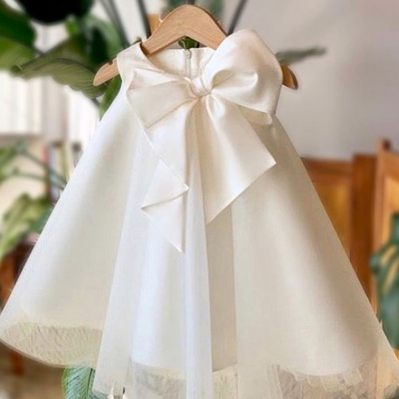 Summer Big Bow Baby Girl Dress - Baby Clothing For Girls recension och pris