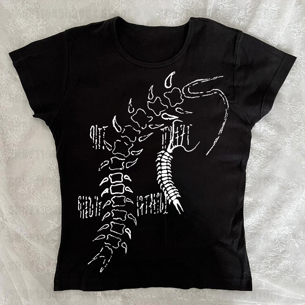 Y2k Top T-shirt Gothic Women's - Baby Y2K Clothing recension och pris