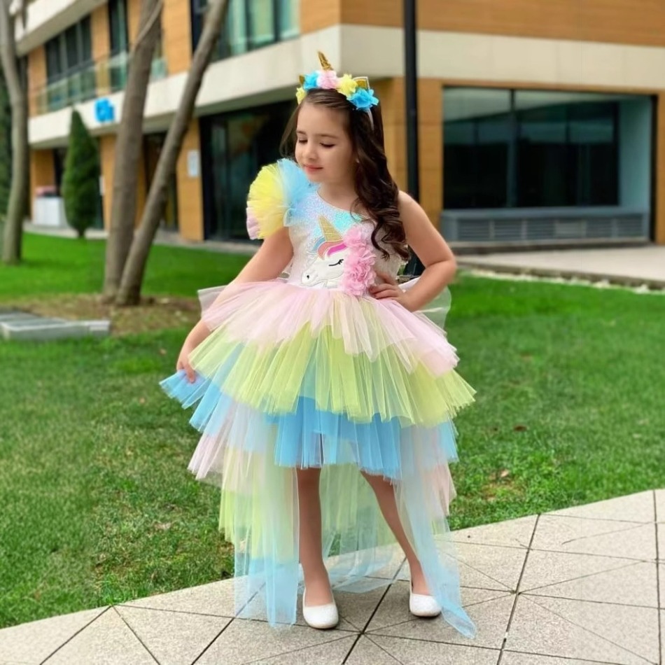 Rainbow Unicorn Baby Party Gir - Baby Clothing For Girls recension och pris