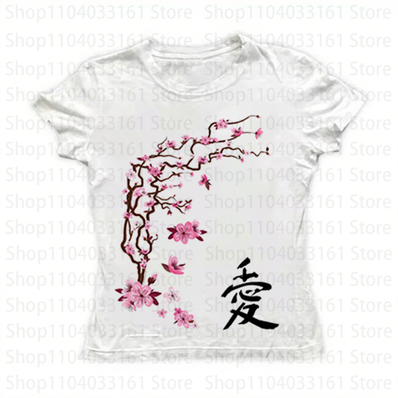 Y2k Tops T-shirt Gothic Woman  - Baby Y2K Clothing recension och pris