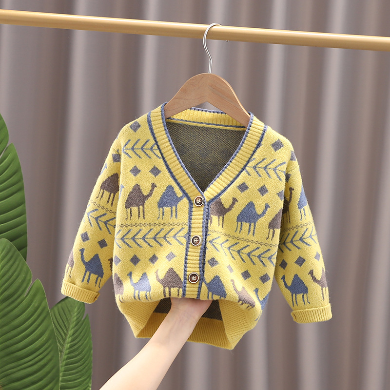 Autumn Winter Kids Sweater Coa - Baby Clothing Knitting Patterns recension och pris