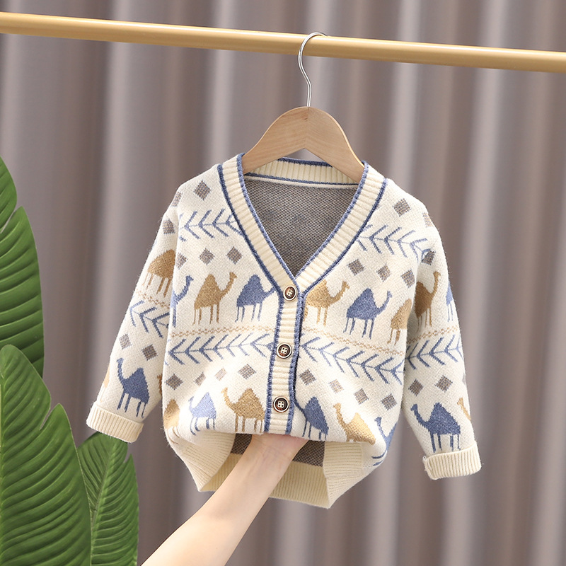 Autumn Winter Kids Sweater Coa - Baby Clothing Knitting Patterns recension och pris