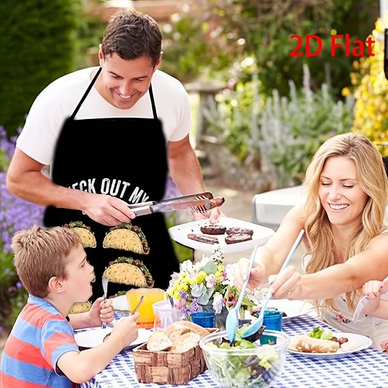 Funny Taco Apron, Check Out My - Printed Bibs Pack recension och pris
