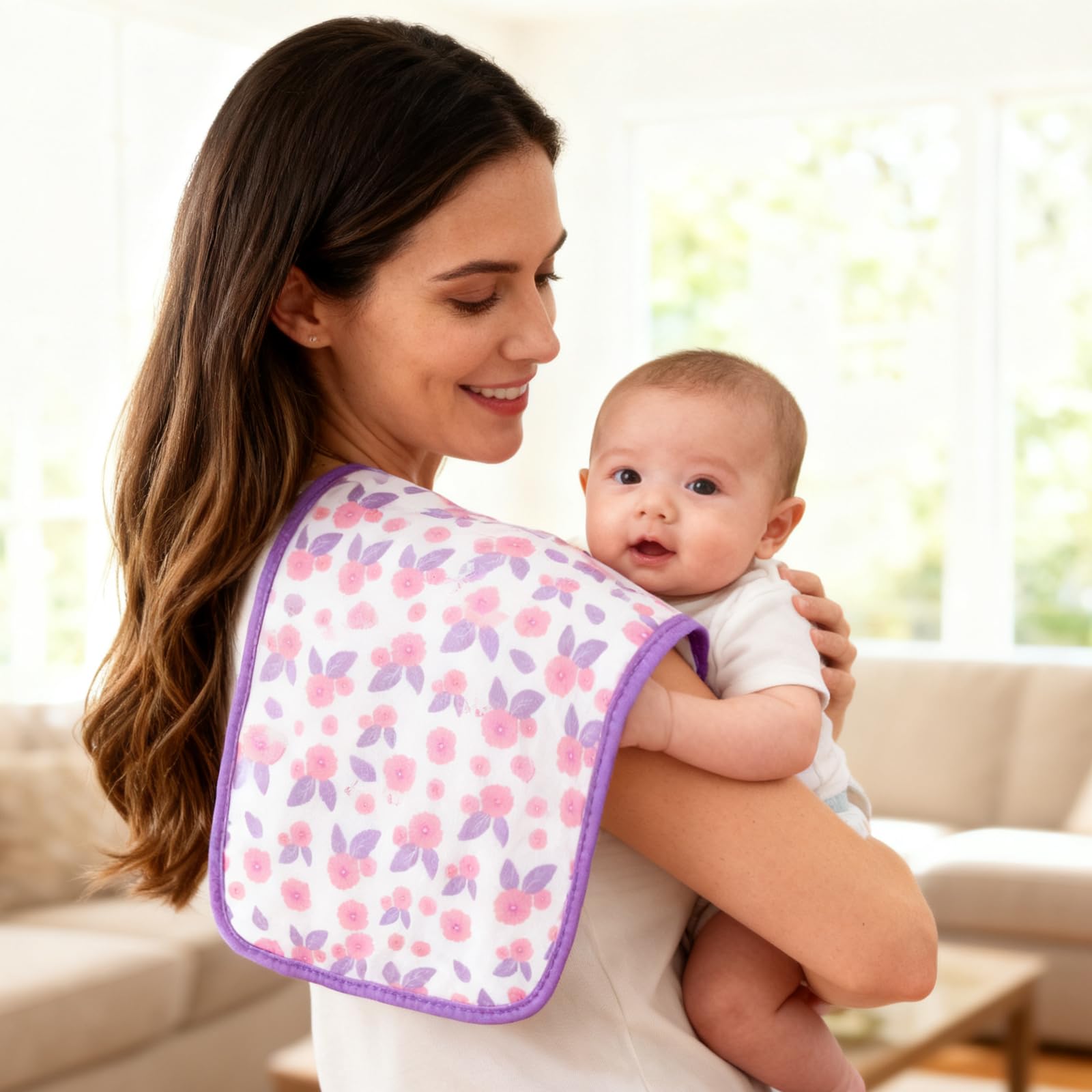 Benoxine 8-Pack Organic Cotton - Printed Bibs Pack recension och pris