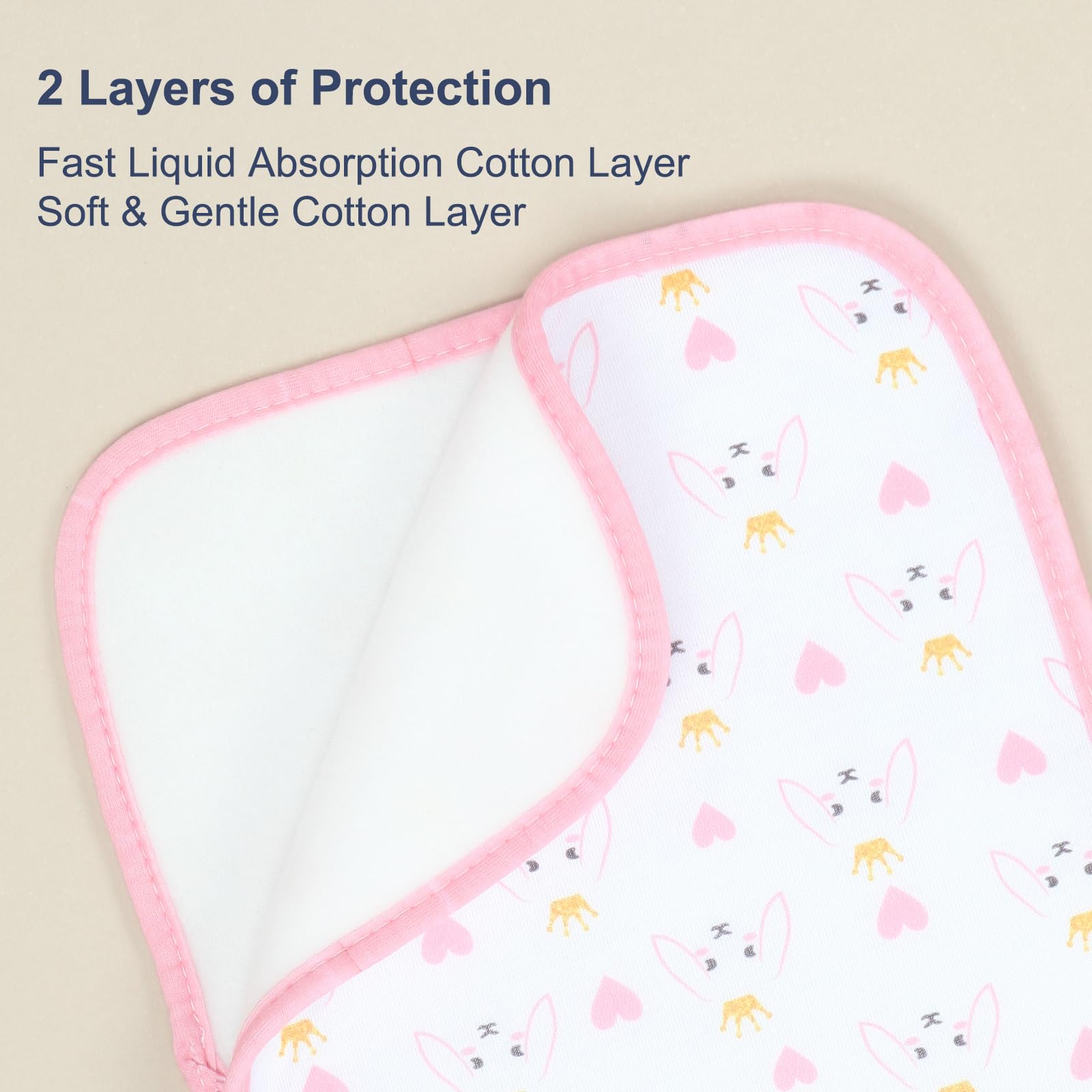 Benoxine 8-Pack Organic Cotton - Printed Bibs Pack recension och pris
