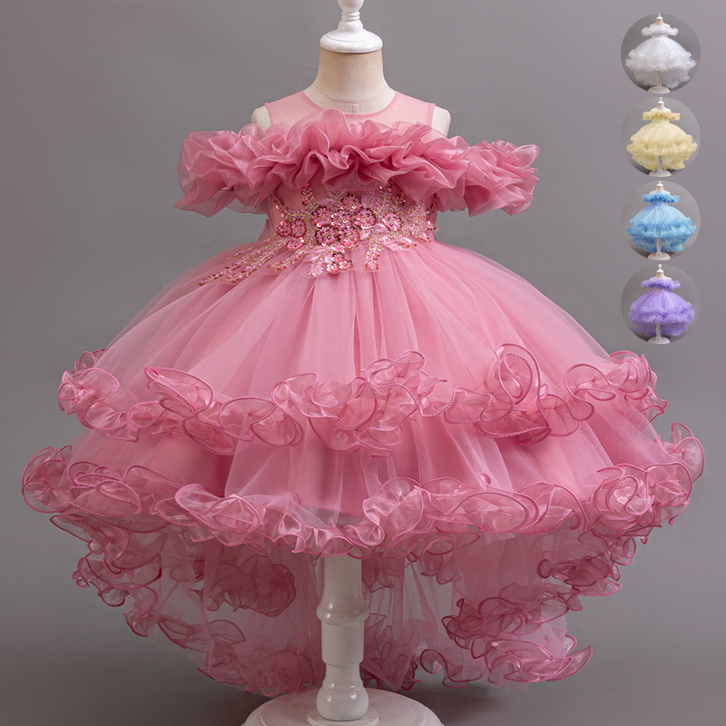 Girl Flower Princess Sequins B - Baby Xmas Clothing recension och pris