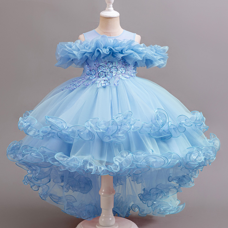 Girl Flower Princess Sequins B - Baby Xmas Clothing recension och pris