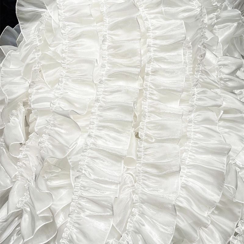 7cm wide pearlescent yarn plea - Baby Clothing Yarn recension och pris