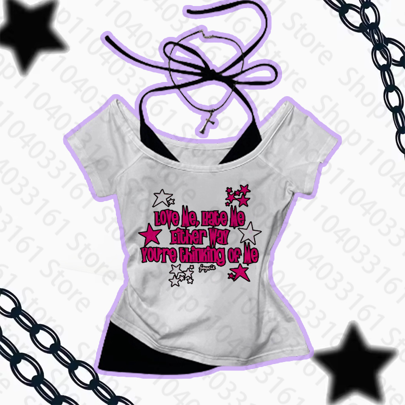 Aesthetic Clothing T-shirt Bab - Baby Y2K Clothing recension och pris