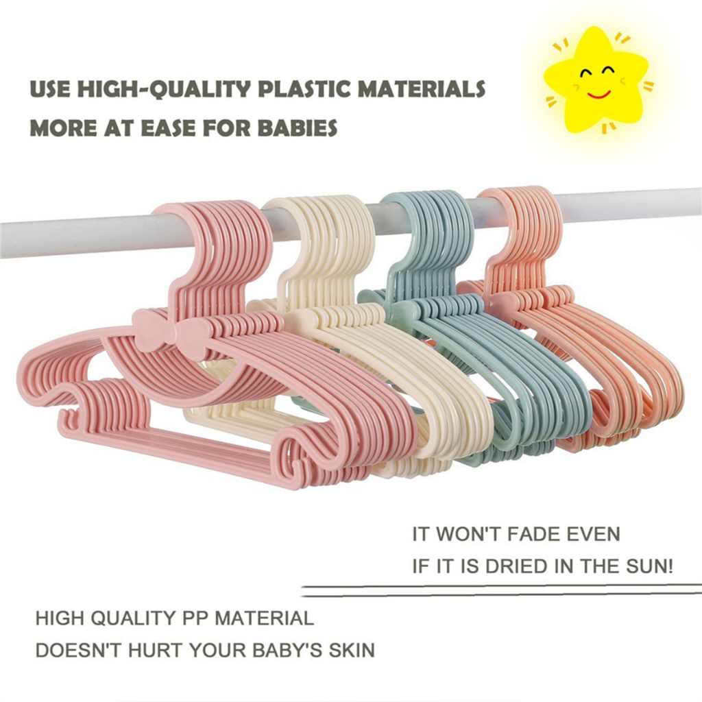 12PCS Baby Kids Clothes Hanger - Baby Clothing Rack recension och pris