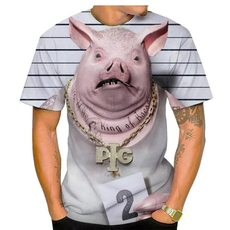 Summer Men T-shirt Summer 3D P - Baby Y2K Clothing recension och pris