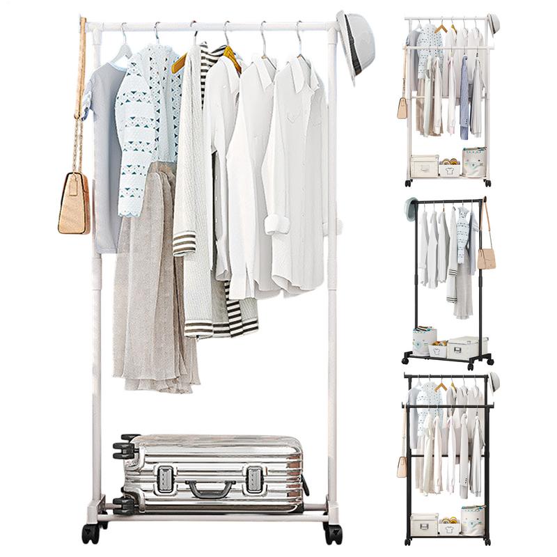 Double-Rod Clothes Rack Clothe - Baby Clothing Rack recension och pris