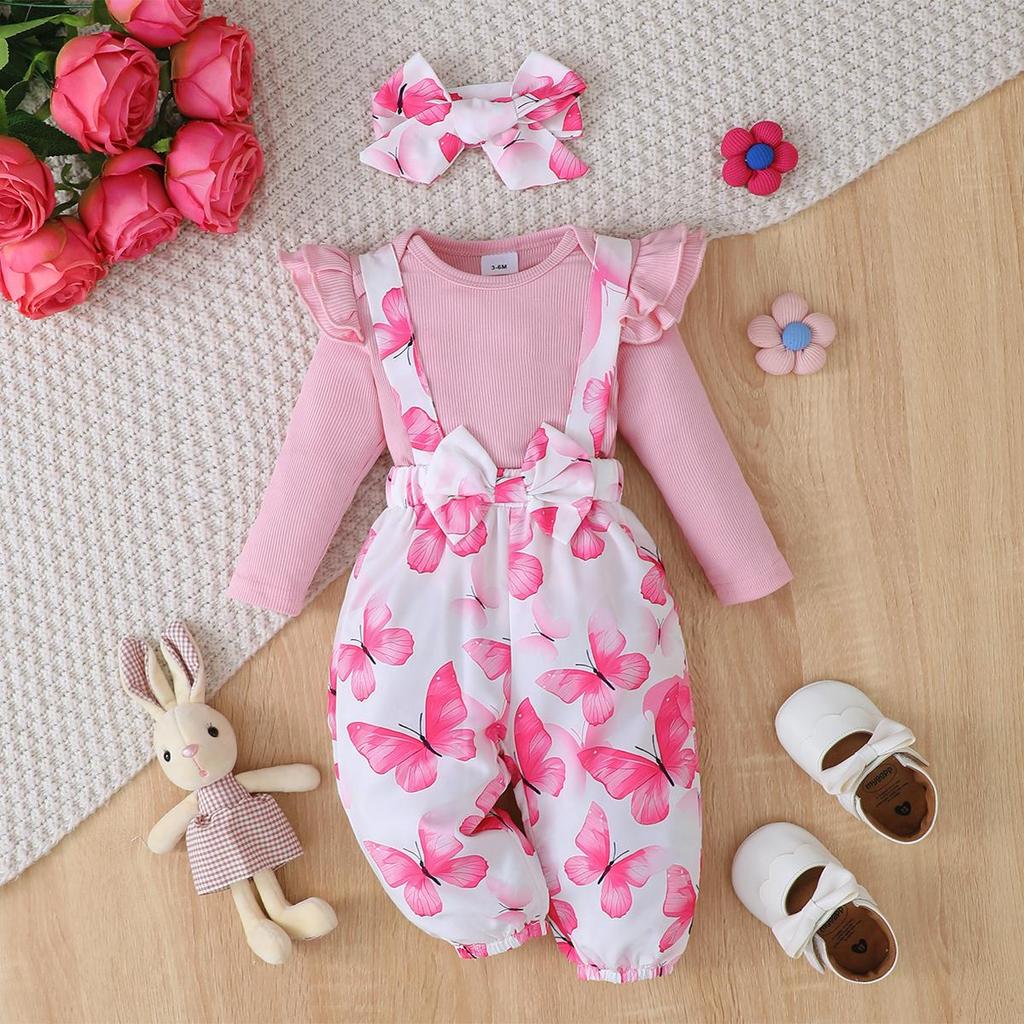 3PCS Clothes Outfits for 1-24M - Baby Xmas Clothing recension och pris