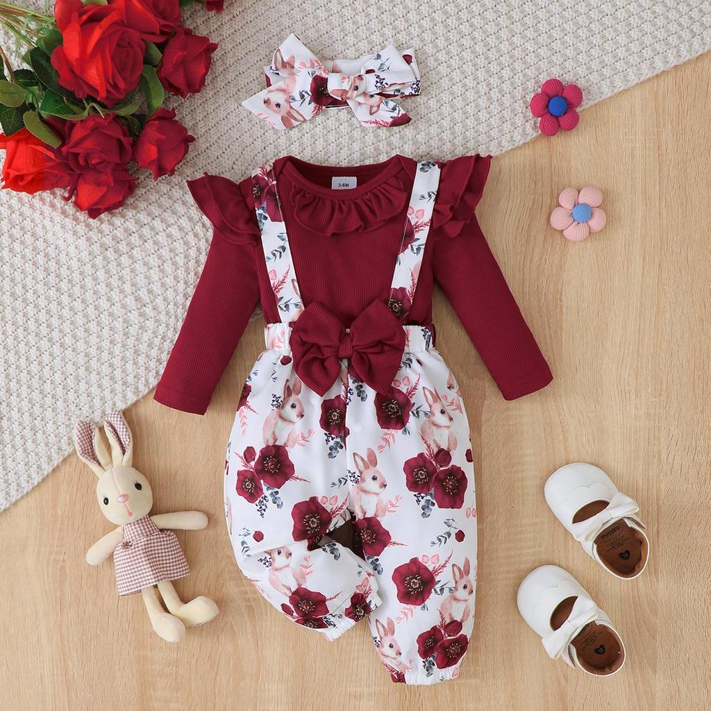 3PCS Clothes Outfits for 1-24M - Baby Xmas Clothing recension och pris